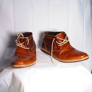 Steve Madden Men's Harken Chukka Cognac Leather Boots